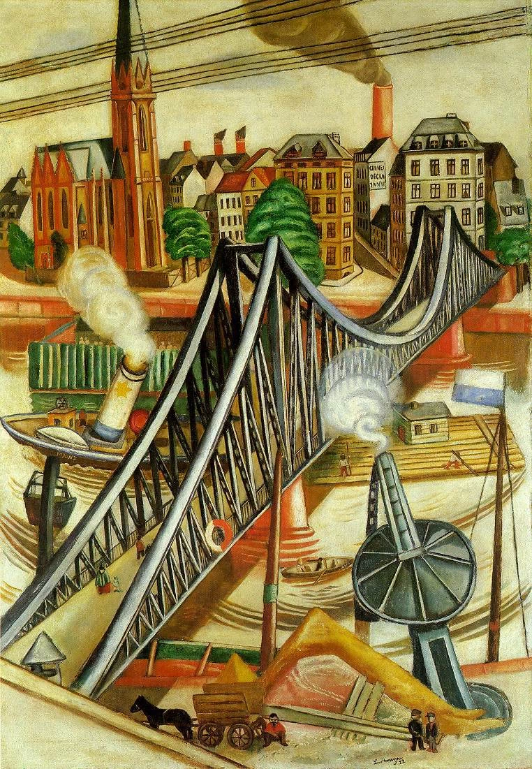 La passerella di ferro, 1922 - Kunstsammlung Nordrhein, Westfalen, Düsseldorf